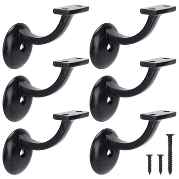 Steel Handrail Bracket for Indoor Outdoor Stairs, Anti-Rust Hand Rail Brackets Hand Railing Brackets Strong Stair