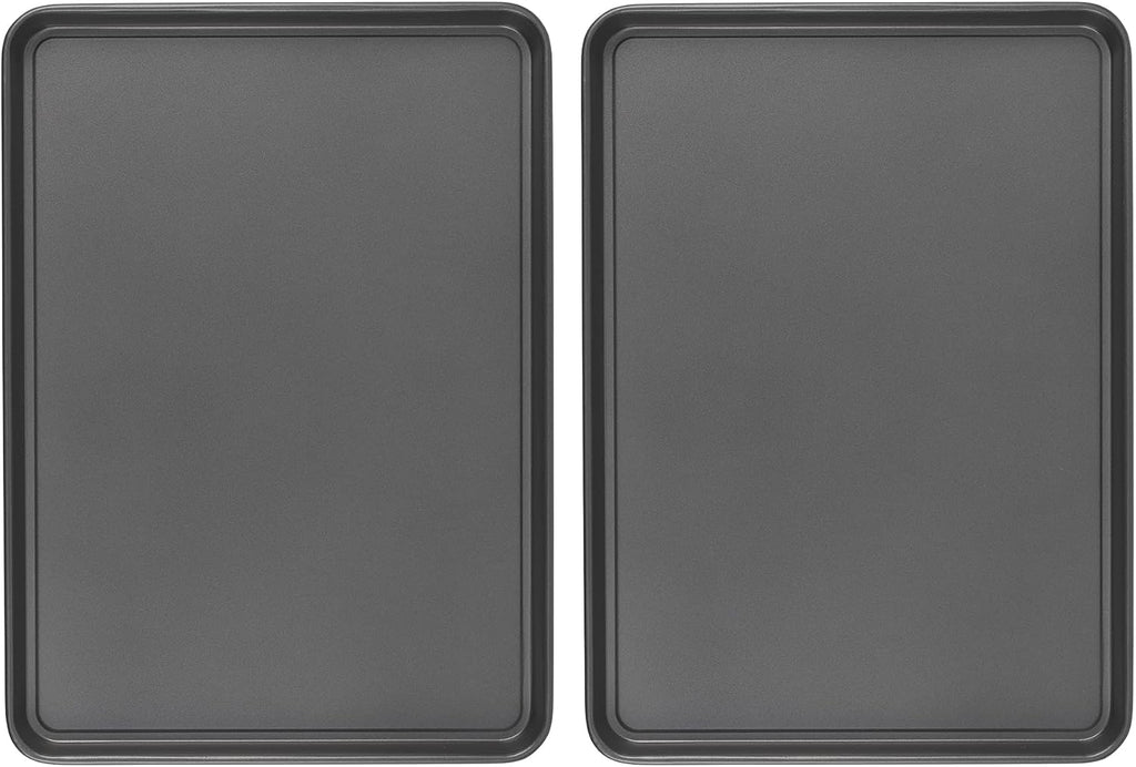 Everday Nonstick Carbon Steel 15" x 21" Sheet Set, 2 Pack - Extra-Large Carbon Steel Cooking Pans, Bakeware Set