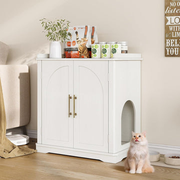 Cat Litter Box Enclosure Furniture, Hidden Litter Box Furniture