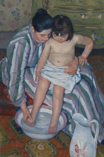 Mary Cassatt The Childs Bath, Poster Print - 24x36