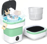 Portable Washing Machine - 16L Mini Foldable Washer with Spin Basket, 3 Cleaning Modes & Deep Cleaning for Small