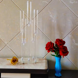 10pcs 5 Arm Acrylic Candelabra Centerpieces for Table,26inches Tall Clear Candlestick Holder Wedding Centerpieceson