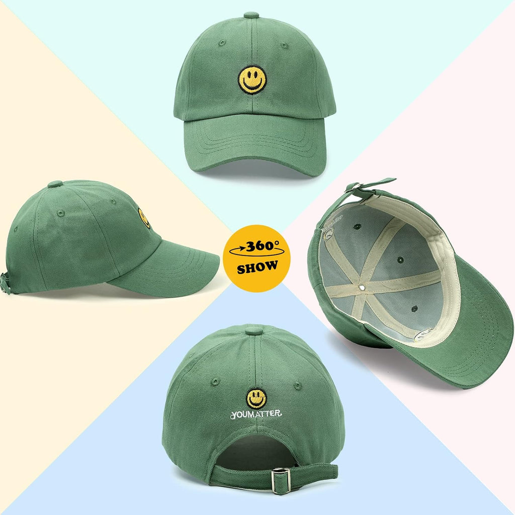 Toddler Hat Smile Face Kids Baseball Cap Adjustable Cute Hat