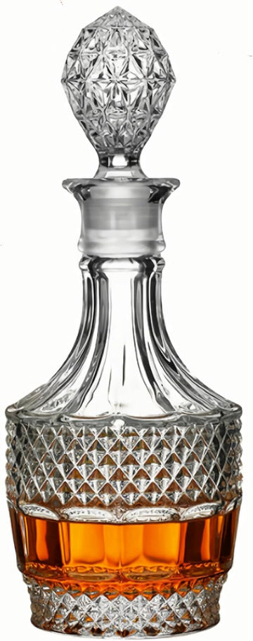 Whiskey Decanter with Airtight Stopper, Liquor Decanter, Lead-Free Crystal Wiskey Brandy Vodka Bourbon Decanter