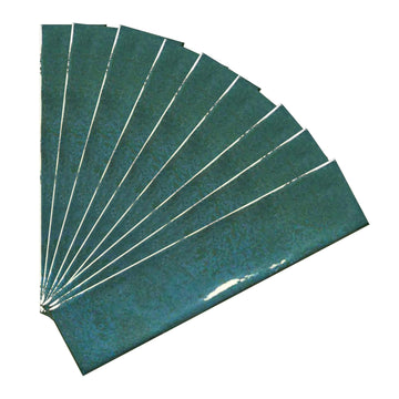 Ocean Blue Glossy Porcelain Subway Zellige Look Tile-2"x8" Wall and Floor, Backsplash , Shower,Fireplace Accent-Great