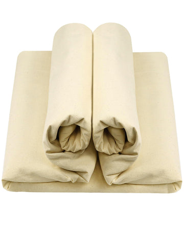 100% Cotton Muslin Fabric: 63" x 5yd Unbleached Cotton Fabric by The Yard