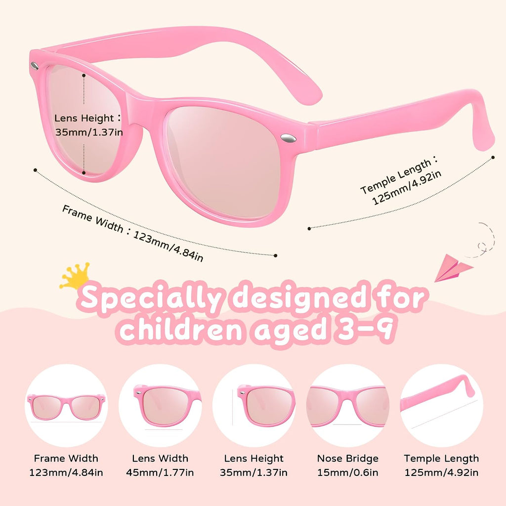 Polarized Kids Sunglasses Toddler Baby Glasses for Girls Boy