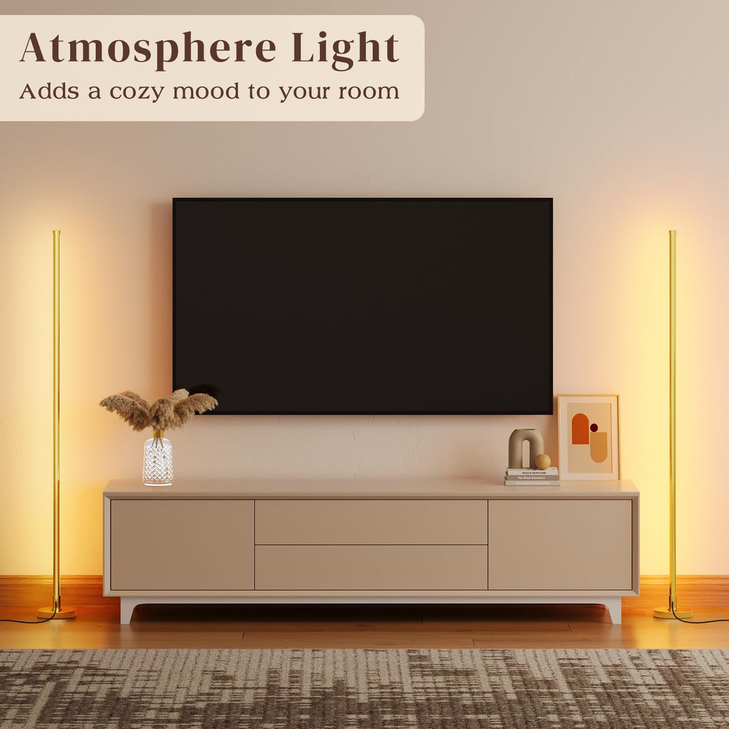 Corner Lamp, Minimalist Floor Lamp, gold, 1 pack