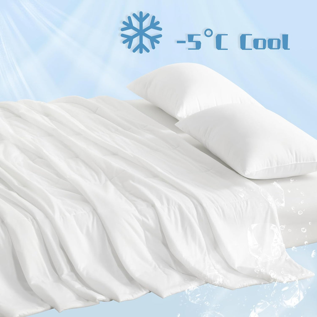 Cooling Blanket Twin, 68x90 Inches - Lightweight Summer Bed Blanket for Hot Sleepers, Japanese Double-Sided Q-Max