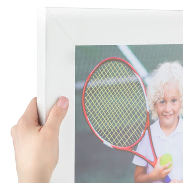18x36 Inch White Picture Frame, This 2" Custom Poster Frame is Modern White Frame, for Your Art or Photos