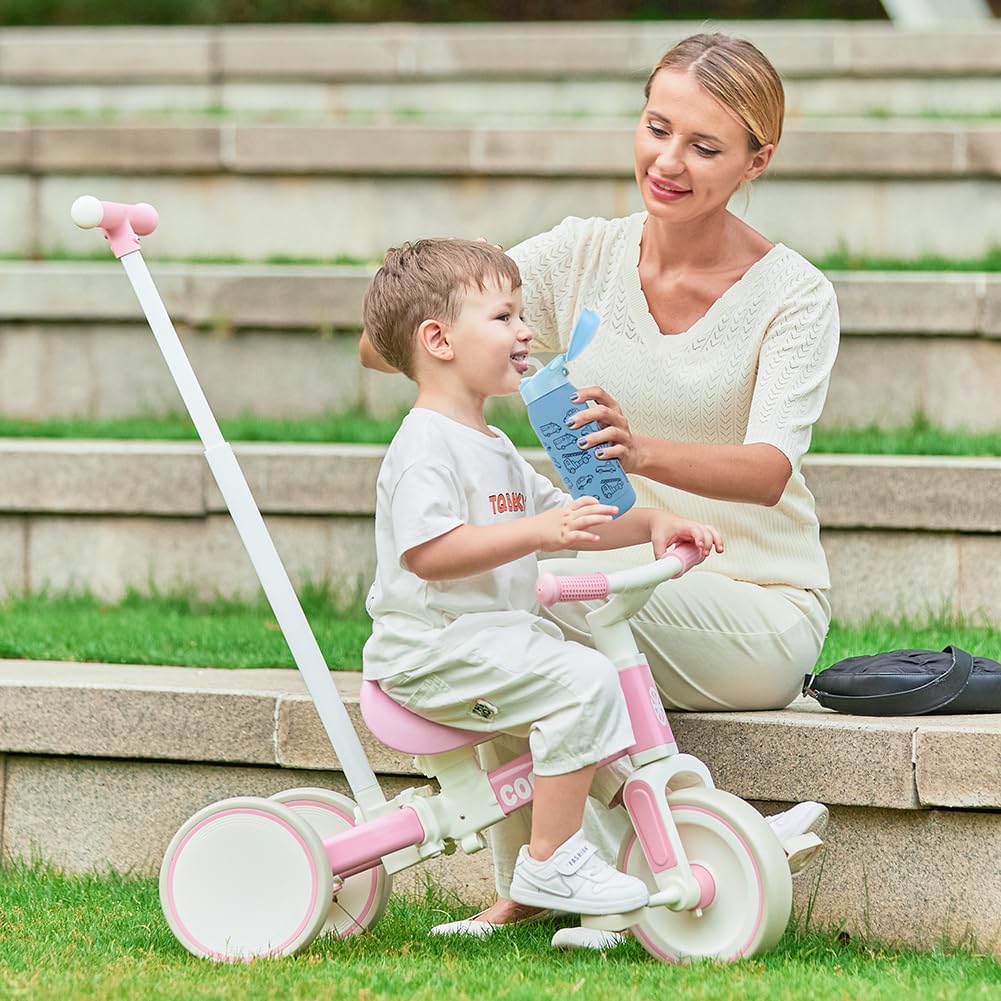 Tricycle for Toddlers 1-3 Year Olds, 5 in 1 Toddler Balance Bike