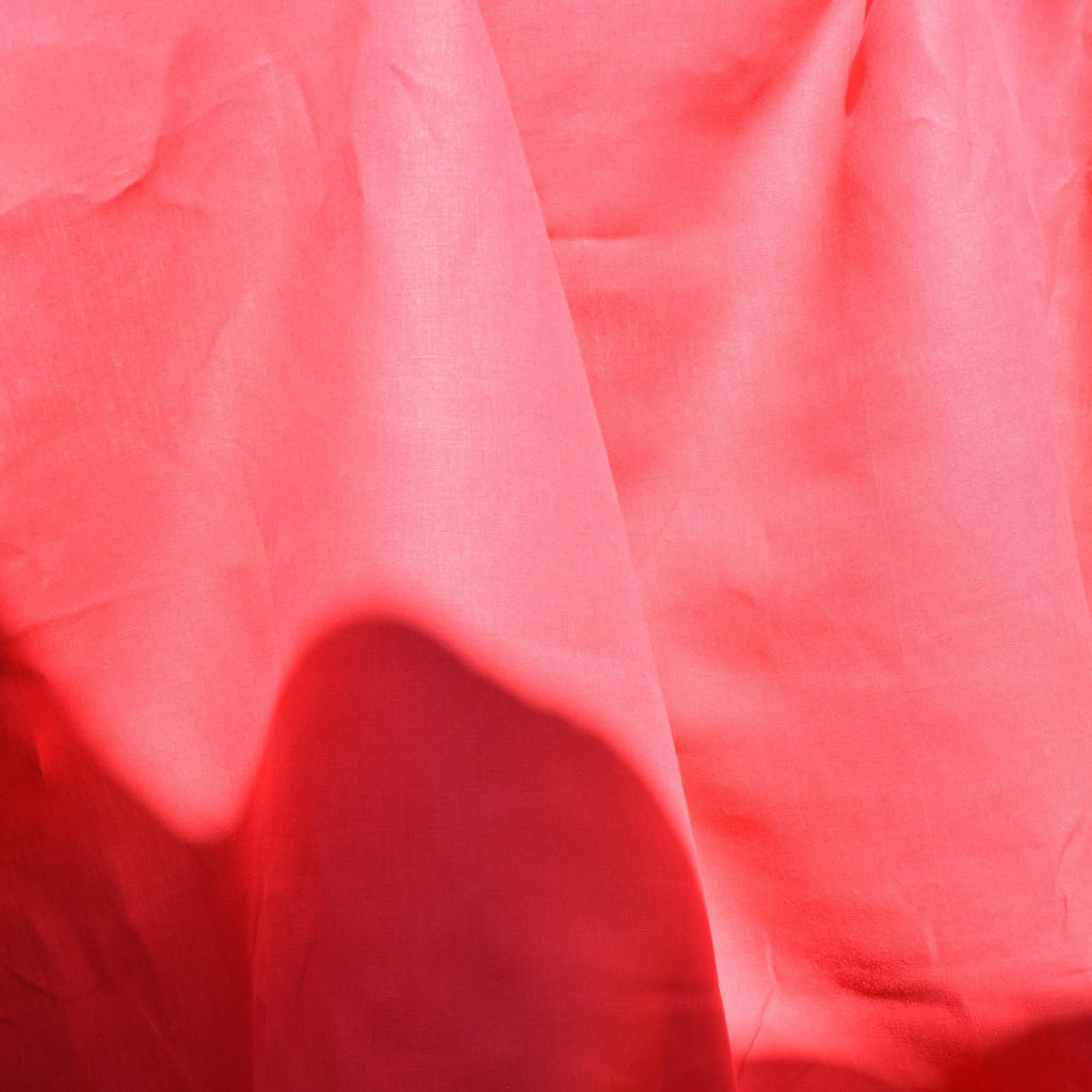 100% Linen Fabric by the Yard | Red Linen Fabric | Midweight Solid Weave 55 Inch Wide | Linen Material for Dresses