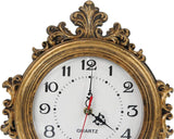 Hand Painted Resin Wall Clock,European Style Retro Vintage Clock Non