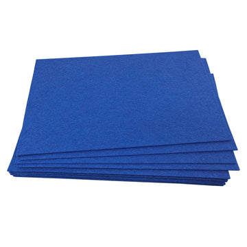 Stiff Felt Sheets 2mm Thick Felt Fabric for Crafts Blue 7"x11.3"