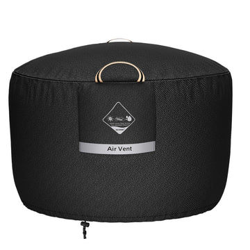 Fire Pit Cover Round 36", 600D Heavy Duty Fabric 100% Waterproof