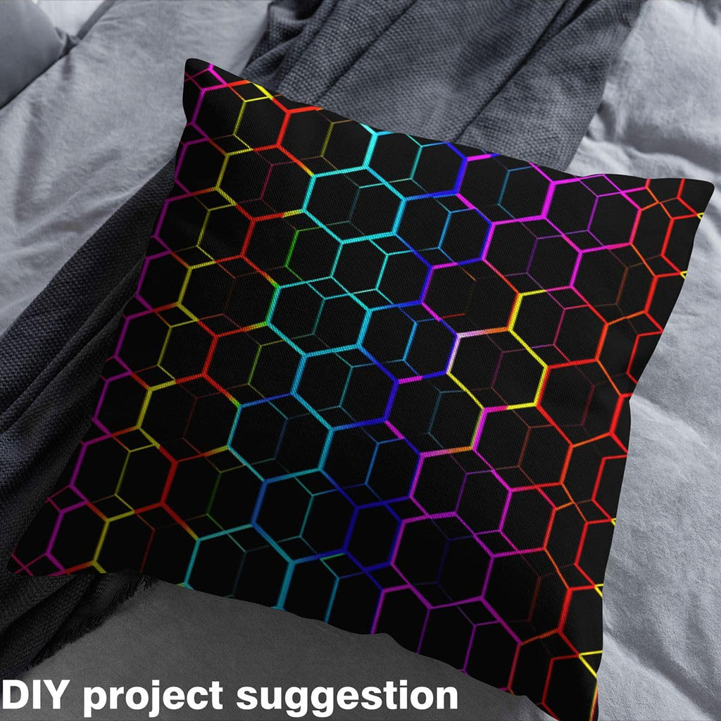 Hexagonal Upholstery Fabric Soft 3 Yard
