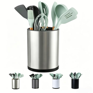 Kitchen Utensil Holder,Extra Large 360°Rotating For Countertop