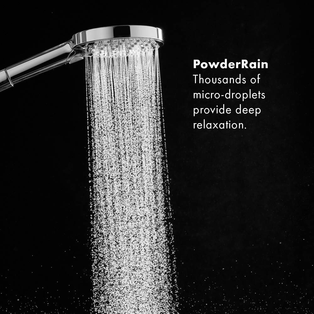 Raindance Select S Low Flow 5-inch Handheld Shower Head Modern 3 -Spray PowderRain, Rain, Whirl 26036821