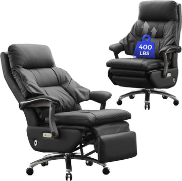 Electric Recliner Chair Big and Tall Office Chair High Back Executive Chair with USB Ports Ergonomic Gaming Chair