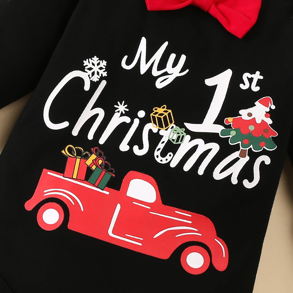 Baby Boy First Christmas Outfit Set Santa Baby Outfits 3pc Infant Baby Boy Christmas Clothes