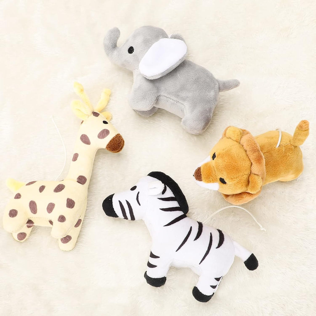 Safari Animals Baby Musical Crib Mobile for Baby Boys and Girls