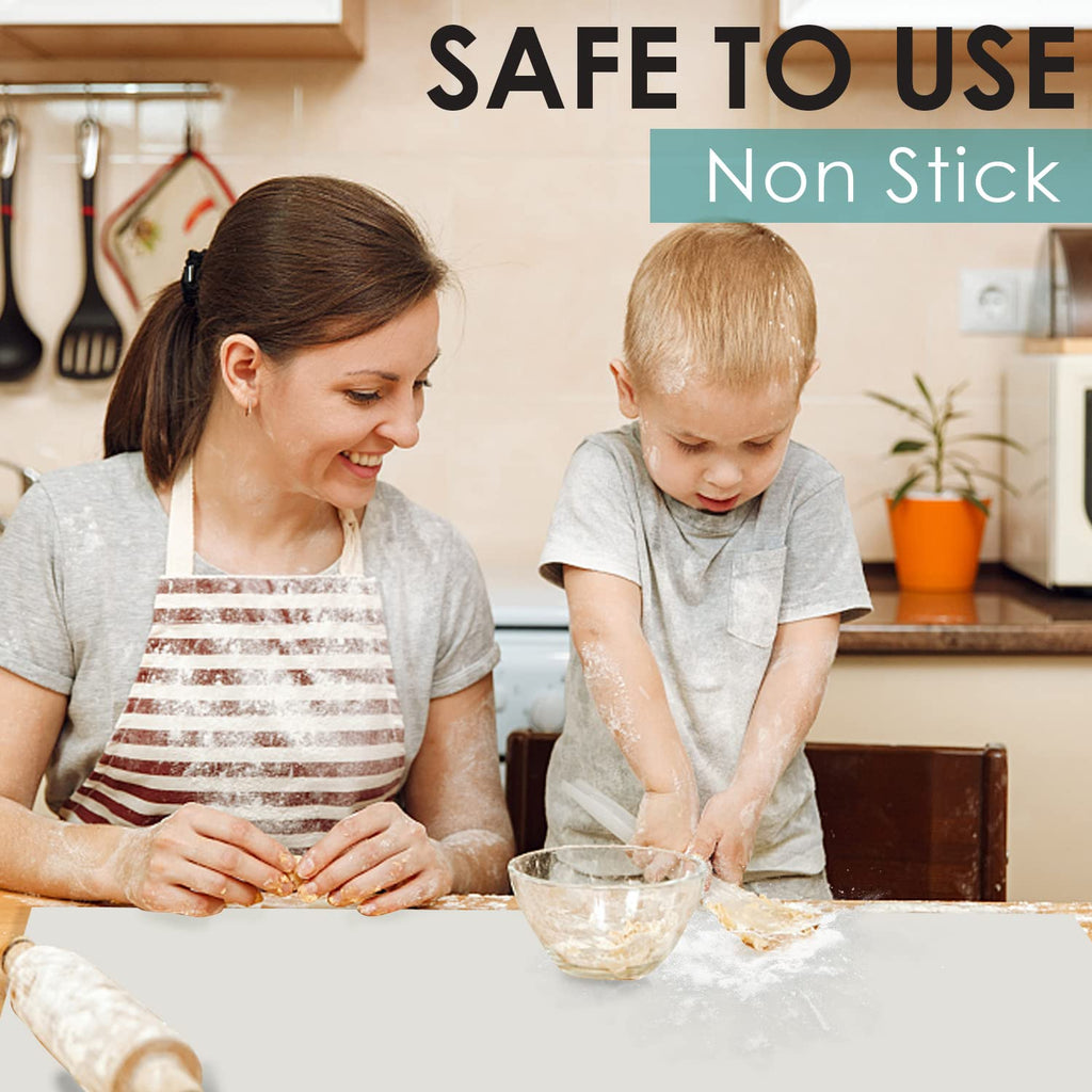 Extra Large Silicone Table Mat, Food-Grade Silicone Mat for Crafts Kids Placemat Desk Countertop Waterproof Protector