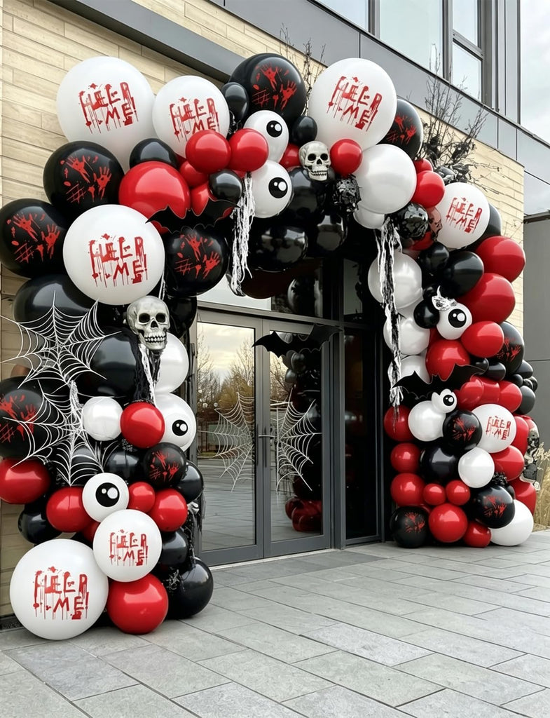 Scary Bloody Halloween Balloon Garland Arch Kit, Halloween Decor