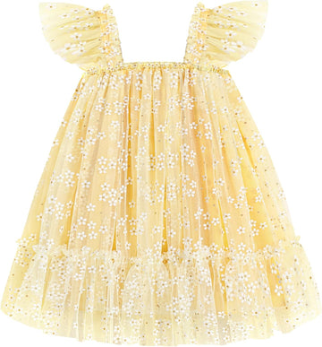 Toddler Tulle Dress for Girls Layered Tutu Ruffle Dresses