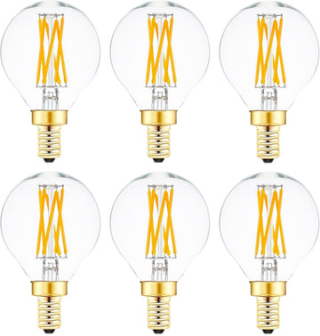 G16.5 Light Bulb 60 Watt Equivalent E12 LED Bulb Dimmable 2700K