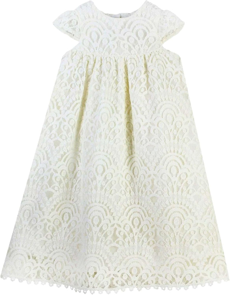 Baby Girls Traditional - Lace Christening Gown & Bonnet