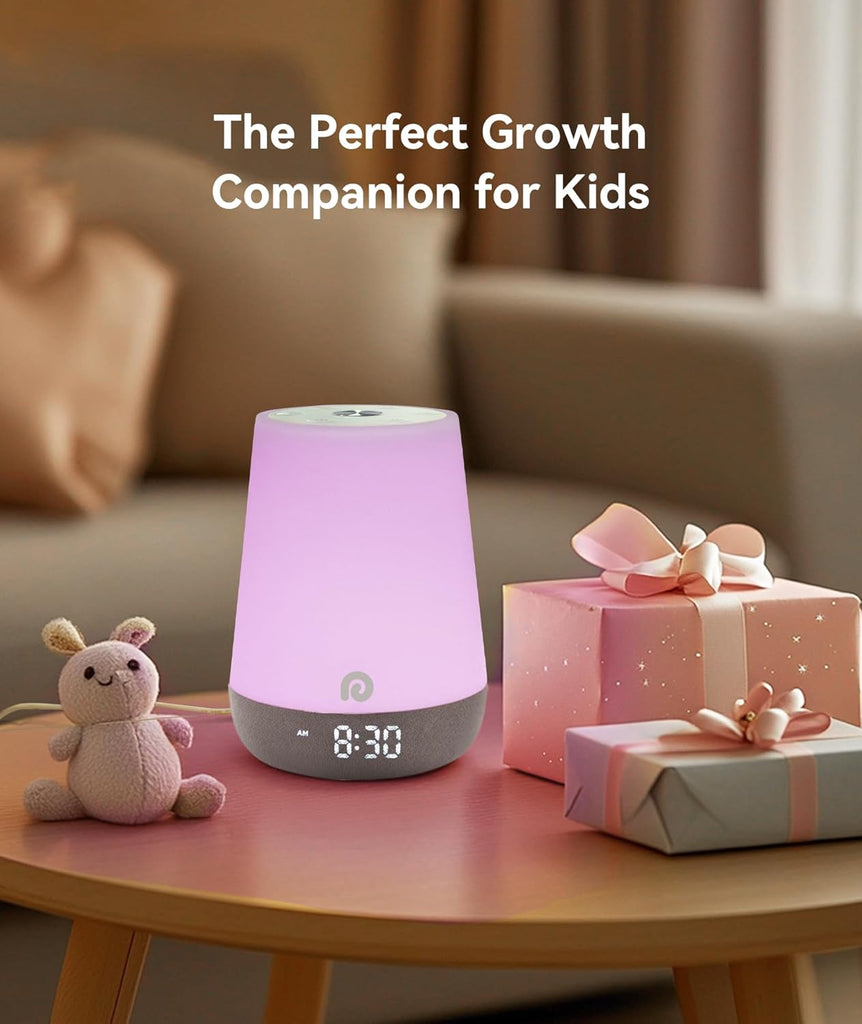 Sound Machine Baby - White Noise Sound Machine Baby With Night Light, Ok to Wake Alarm Clock, 34 Soothing Sounds