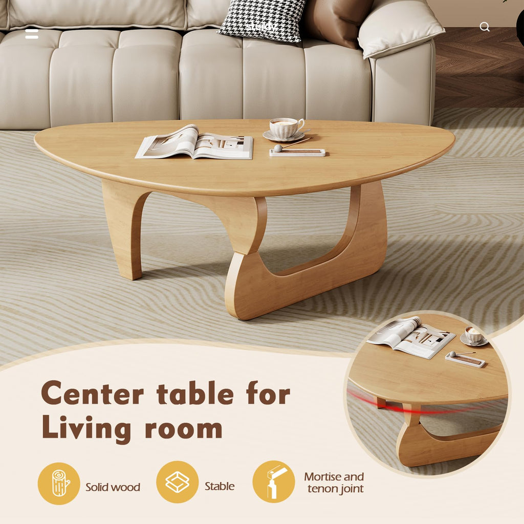 Mid Century Modern Coffee Table - Wooden Coffee Table, Center Table Suitable Living Room Reception Office Tables