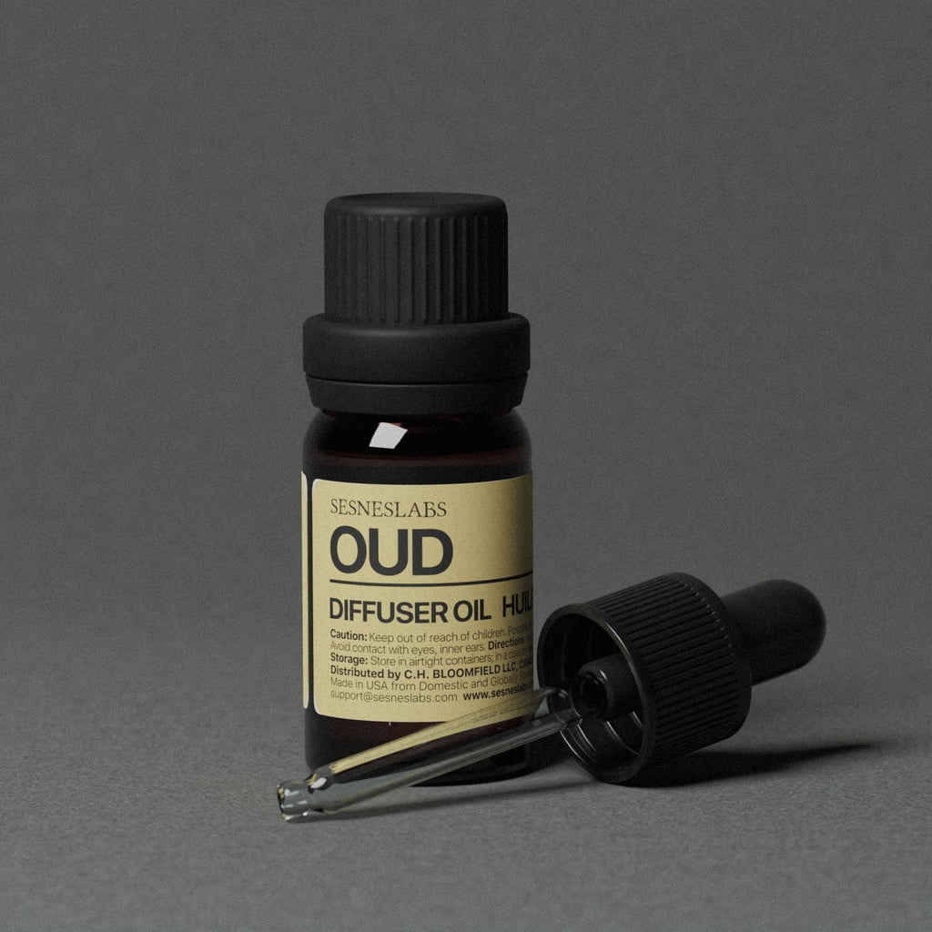 Oud Diffuser Oil, Oud Essential Oil Blend, Woody Spice, 10 mL