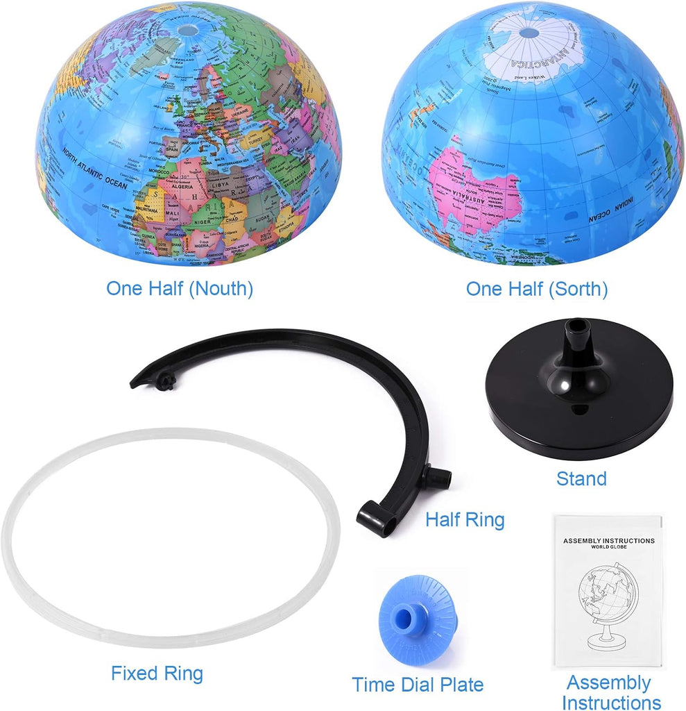 8'' World Globe for Kids Learning