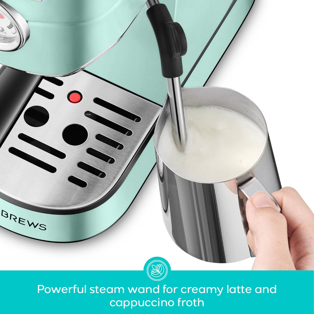 Espresso Machine, Small Coffee Maker with Steam Wand