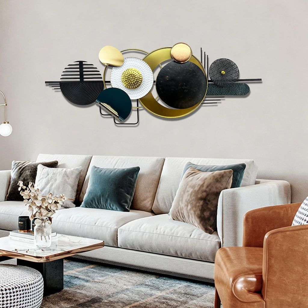 Metal Wall Art,3D Modern Luxury Wall Decor,59×23