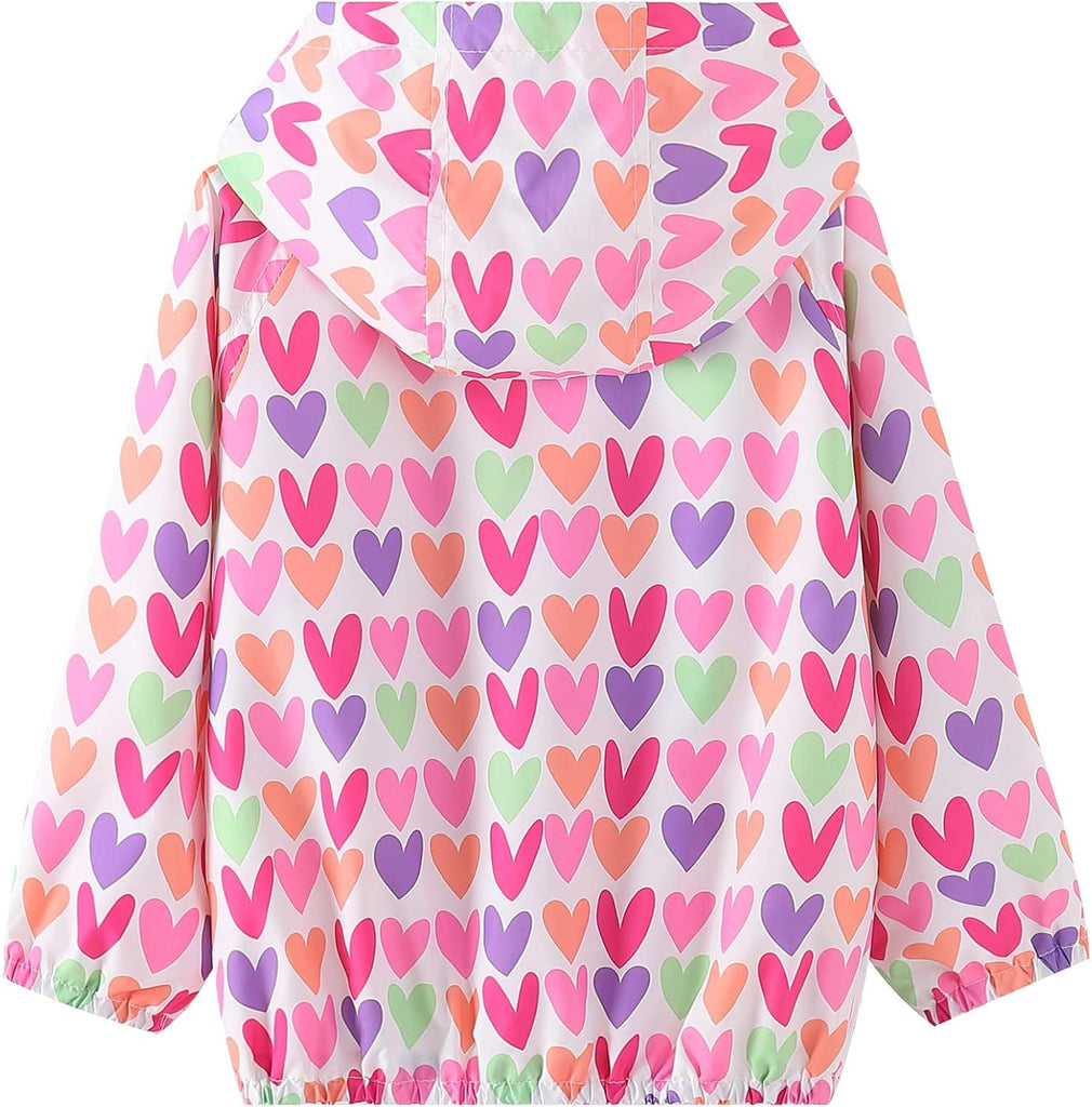 Lightweight Jacket for Girls Kids & Toddler II Girls' Print Water-resistant Jacket