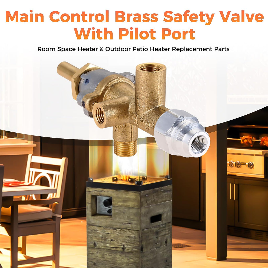 Replacement for Propane Patio Heater Control Valve & Thermocouple & Safety