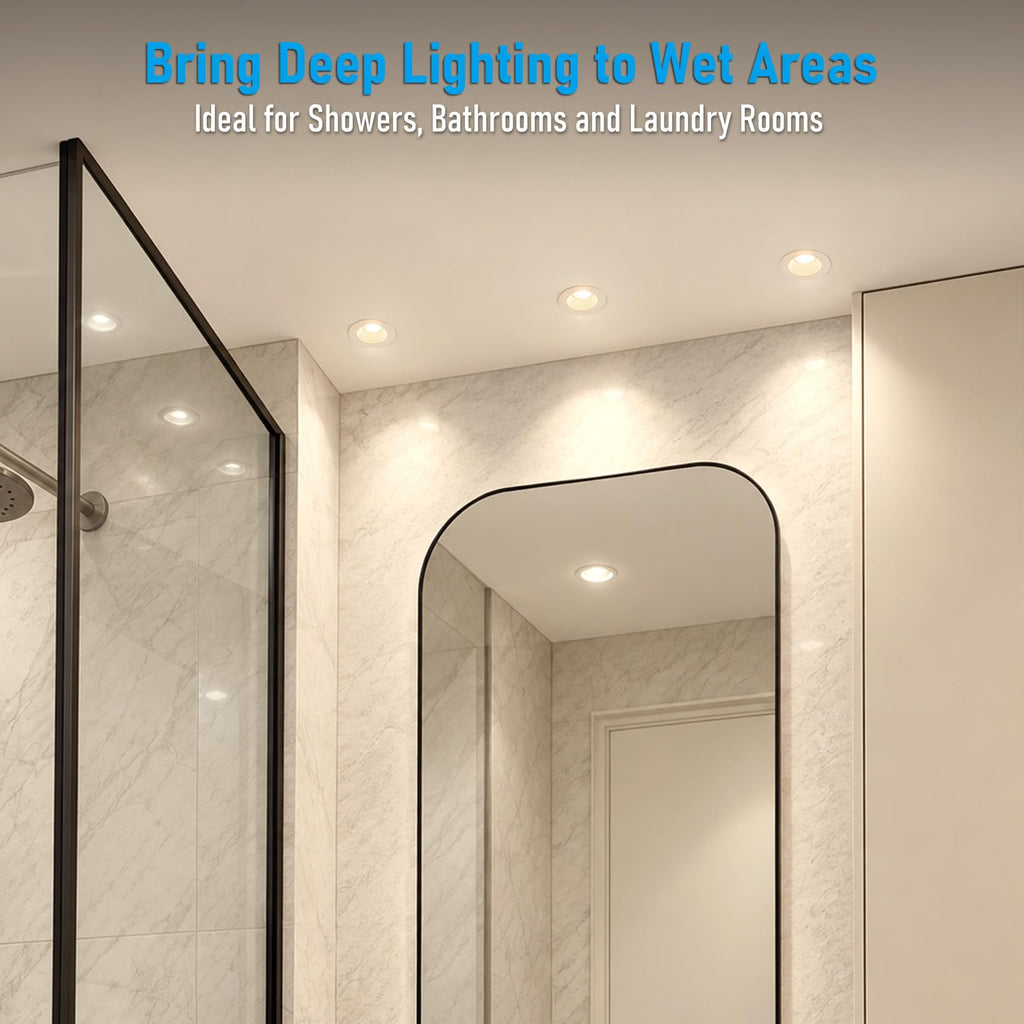 5CCT 2 Inch LED Recessed Lighting, Anti-Glare