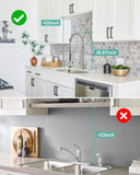 Commercial Pull Down Kitchen Sink Faucet with Sprayer Brushed Nickel
