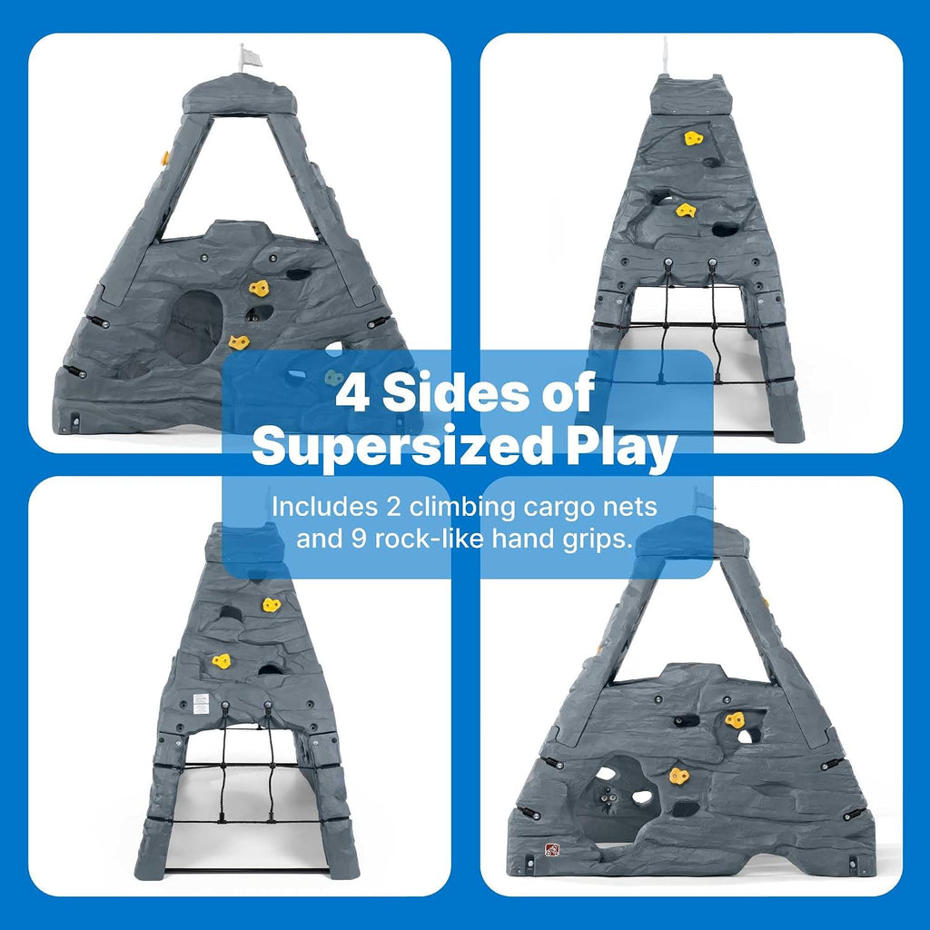 Skyward Summit for Kids, Climbing Wall Playset for Toddlers, Ages 4 -8 Years Old, Easy to Assemble Kids Outdoor