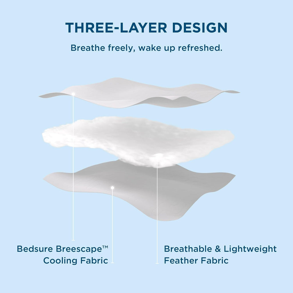 Cooling Blankets for Hot Sleepers, King Size, Blue, 104"x90" | Cooling Comforter, Cold, Ice, Cool, Breathable