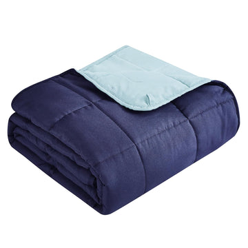 Weighted Blanket for Adults (15lbs 48"x72"), Minky Dots Heavy Blanket for Woman, Man Sleeping, Soft, Cozy and Cooling