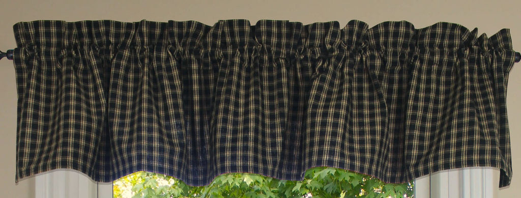 Country Classic Black Valance 72x14, 72inchx14inch
