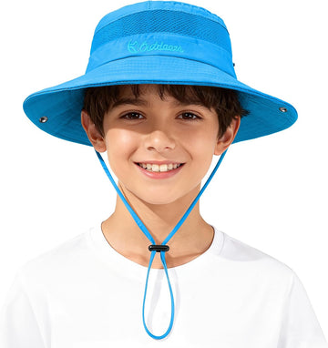 Outdoor Kids Sun Hat UPF 50+ Girls Boys Bucket Hat for Beach Safari