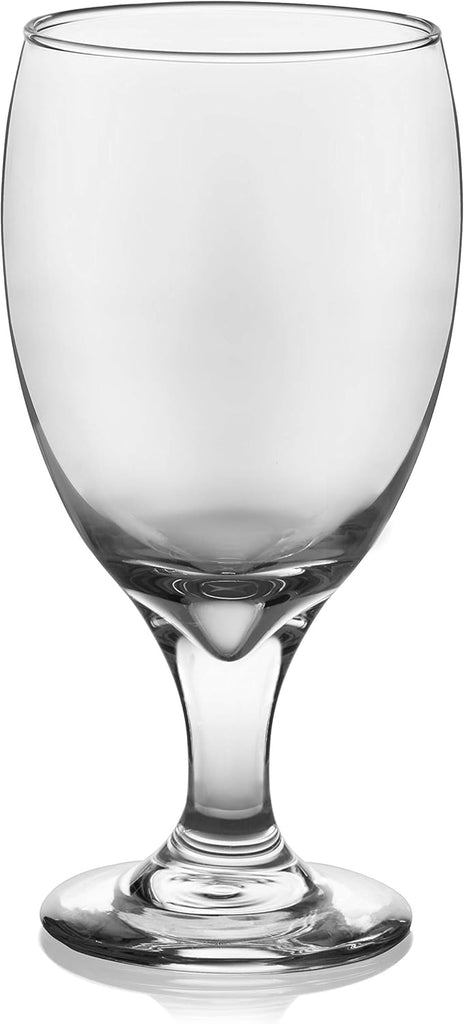 Classic Goblet Beverage Glasses, Set of 4