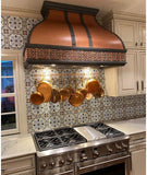 36 Inch Copper Wall Mount Range Hood