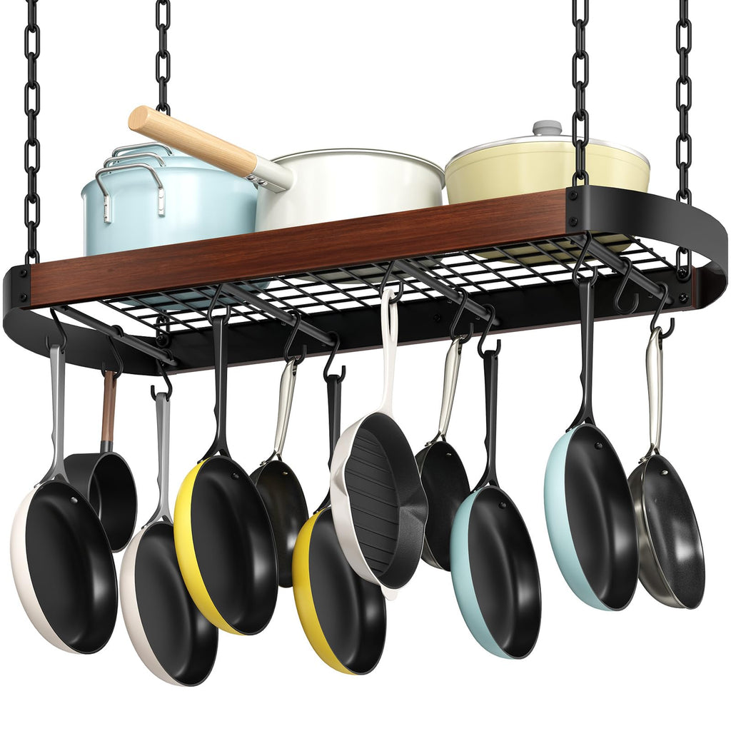 32'' Hanging Pot Rack, Ceiling Pan Hanger, Pot Holder