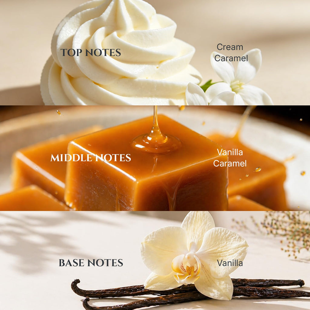Vanilla Cream Diffuser Oil Refill, Warm Vanilla Caramel, 3.38 Fl Oz