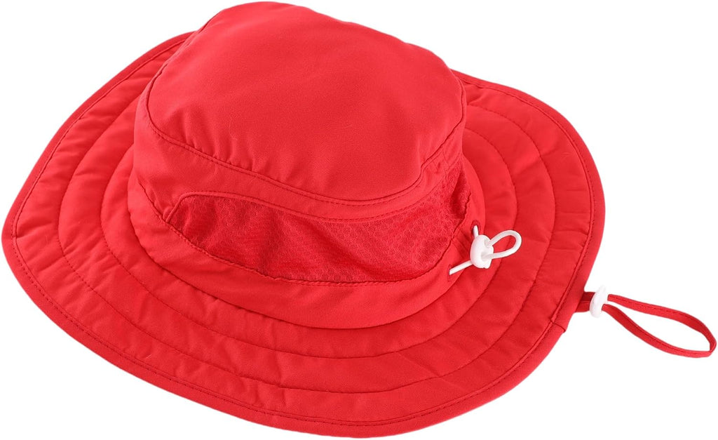 Kids Foldable Wide Brim Sun Hat UPF 50+ Sun Protection Bucket Hats Breathable Summer Beach Hat for Boys Girls